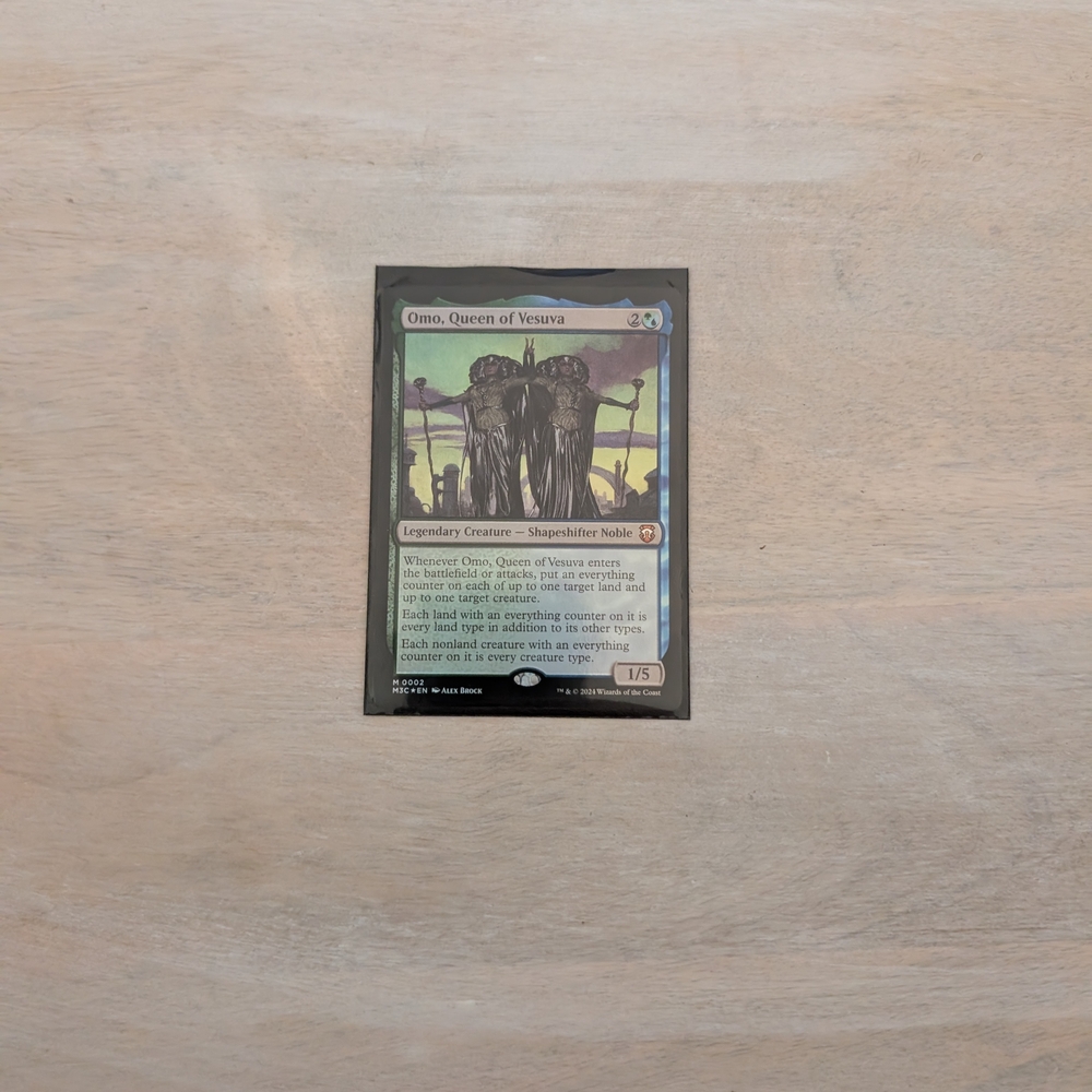 Magic: The Gathering Omo, Queen of Vesuva Trading Card